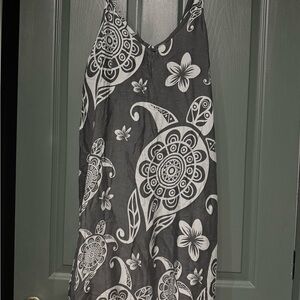 Black and gray turtle Dress